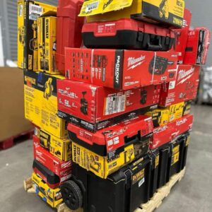 Milwaukee & Dewalt tools mixed pallets